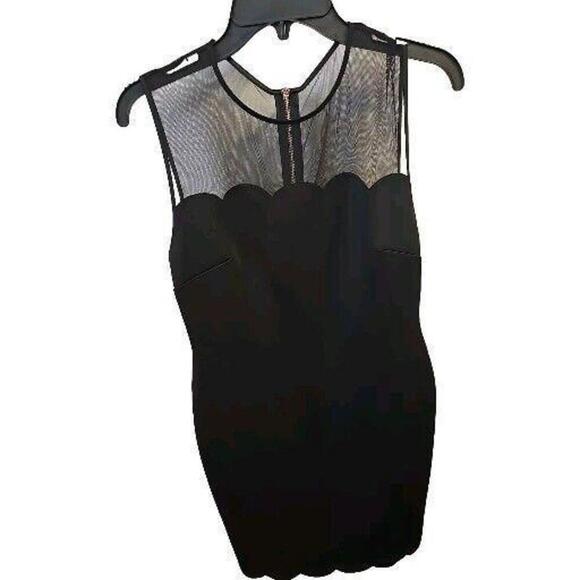 Ted‎ Baker London Womens Sheer Black Dress 4 (MT-176) - Picture 1 of 14